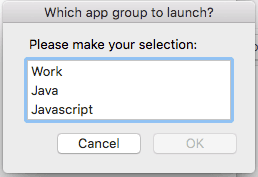 User Dialog